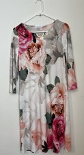 Calvin Klein dress Size XS Women Floral Long Sleeve
