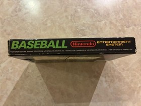 Baseball (Nintendo Entertainment System, 1985) NES CIB Complete in Box Vintage