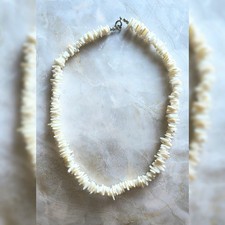 Vintage Puka Shell Choker Necklace