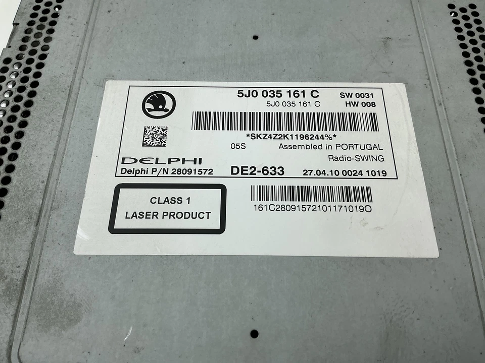 AUTORADIO PER SKODA Fabia Berlina 2° Serie 5J0035161C (07>14) - Immagine 3 di 4