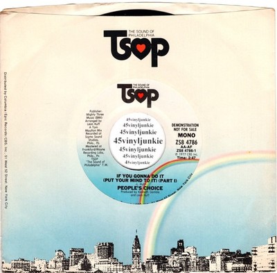 People's Choice NM funk 45 rpm ''If You Gonna Do It (Put Your Mind To It)''