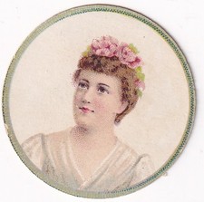 Kinney Brothers NOVELTIES  CARD 1888 CIRCULAR Beauties #2