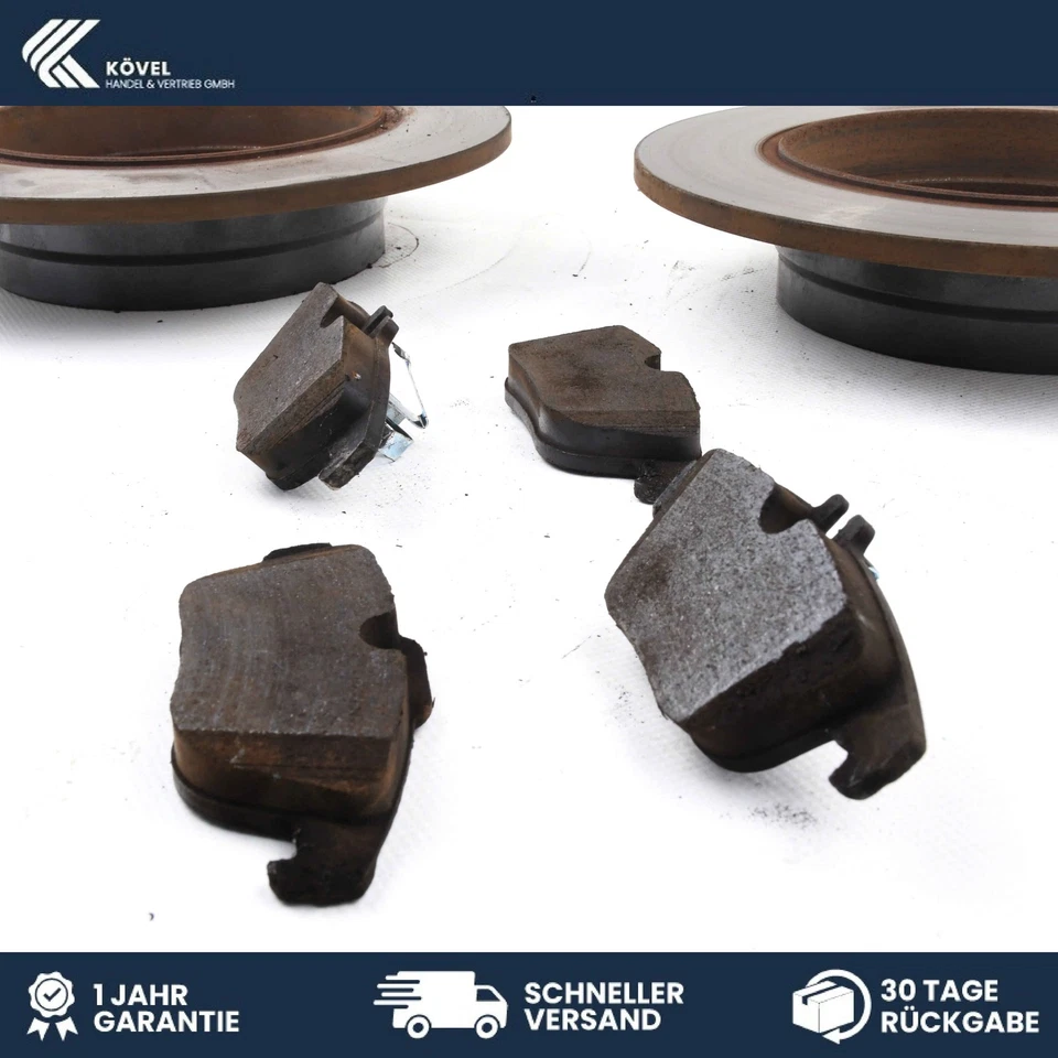 Disques de Frein 278mm Avec Plaquettes Arrière Mercedes C-Classe W204 - Photo 2/3
