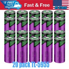  20 Pack TL-5955 Battery 3.6V 2/3 AA 1650mAh for Tadiran US STOCK 