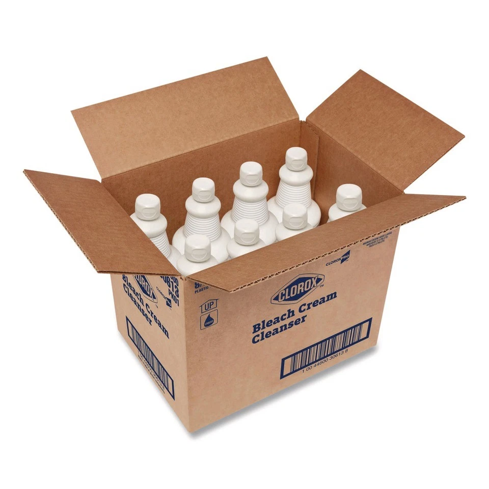 Clorox 30613 32 oz. Fresh Bleach Cream Cleanser (8/Carton) New - Image 2 of 4