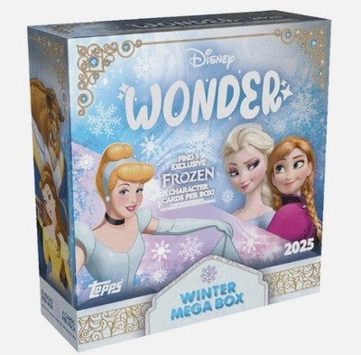 Sealed 2025 Disney Winter Wonder Mega Box Topps
