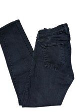 Baldwin Jeans Womens 28 Sophia Mid Rise Skinny Made in USA Black