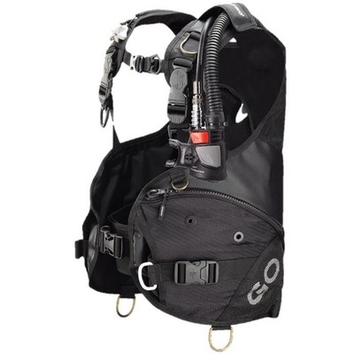 ScubaPro GO Travel BCD, XS  W/ Air 2 Regulator - Inflator   - Weight Integrated