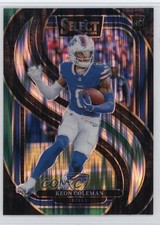 2024 Panini Select Premier Level Black & Green Shock Prizm Keon Coleman 0e1b