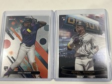 Adael Amador 2025 Topps Finest #D-3 RC DEBUT Refractor Insert & Base Rookie Lot