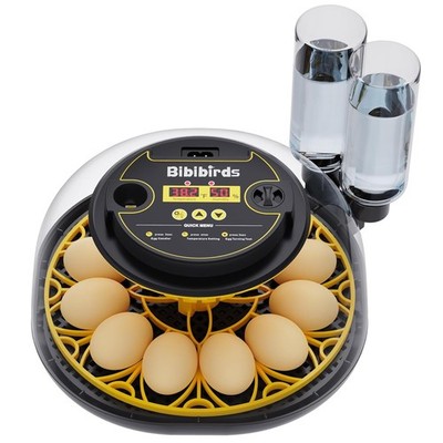 Incubators for Hatching Eggs with Automatic Egg Turning and Humidity DisplayTemp