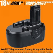 18 Volt NIMH Battery For Worx WA3152 WA3127 WG150 WG152 WG153 WG250 Cordless