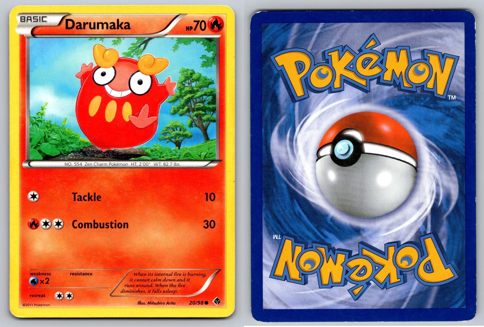 DARUMAKA 20/98 COMMON EMERGING POWERS POKEMON LP