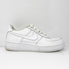 Nike Boys Air Force 1 LE FV5951-111 White Casual Shoes Sneakers Size 7Y