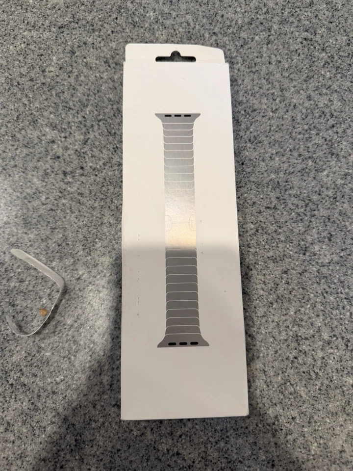 原装苹果 Silver Link 手镯 38 毫米全新开箱但从未使用过。 — 第 3/3 张图片