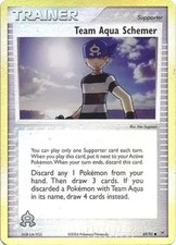 Team Aqua Schemer - 69/95 - Pokemon Ex Team Magma vs. Aqua Reverse Rare NM