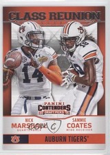 2015 Panini Contenders Draft Picks Class Reunion Nick Marshall Sammie Coates 4k8