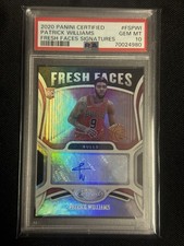 2020-21 Certified Fresh Faces Signatures Patrick Williams PSA 10  Auto Rc POP 2!