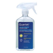 Quartet Glass Dry Erase White Board Cleaner, Whiteboard Cleaning Spray, 17 oz,
