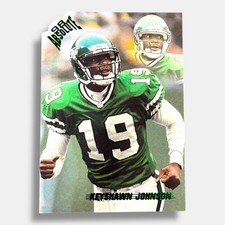 1998 Playoff Absolute Retail - Keyshawn Johnson #103 Green New York Jets NFL