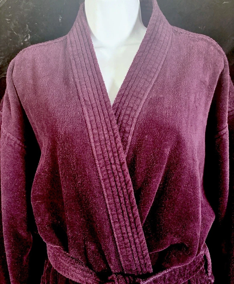 Bata de baño vintage Stafford Terry 100 % tela para hombre talla única marrón Brasil en muy buen estado Foto 4 de 4