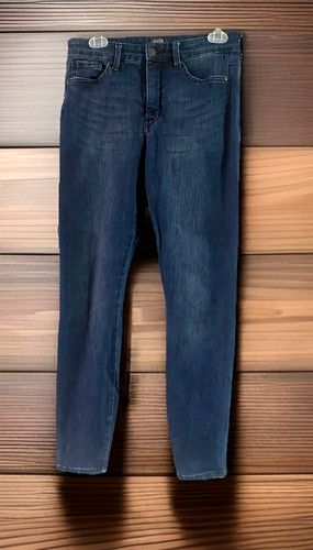 AMI, NYDJ Women 8 Le Silhouette Precious Ami Skinny Lift Tuck Blue Jeans 28.5 Inseam