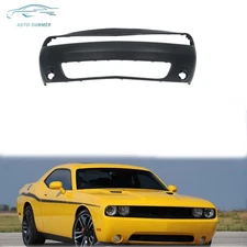 Fit For Dodge Challenger 2015 2016-2023 Black Front Bumper Cover Fascia Front