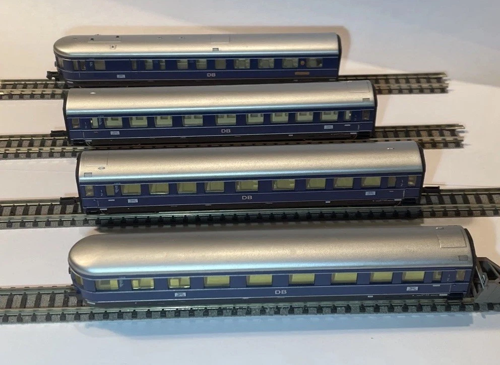 TRIX DB Blauer Enzian 青りんどう号 ５両セット 23373 e25ed226d9512c964797d69fd24054