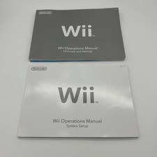 Nintendo Wii Console Operations Manuals System Set Up Booklets Original OEM