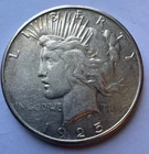 1925-S PEACE SILVER DOLLAR ~VF ~NICE COIN~Ralatively low mintage