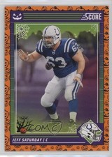 2024 Panini Score-A-Treat Pumpkins Jeff Saturday #125 19gz