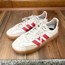 adidas Barreda White Red Gum Suede Leather Lo...