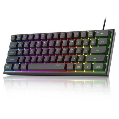 MageGee TS91 60% Gaming Tastatur RGB LED QWERTY USB Mechanisch PC PS4 Mac