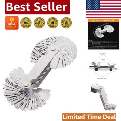 55 & 60 Degree Thread Gauge - Professional Precision for Metalworking Excellence