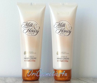 2 x Oriflame Milk & Honey Gold Handcremes je 75 ml feuchtigkeitsspendend NEU