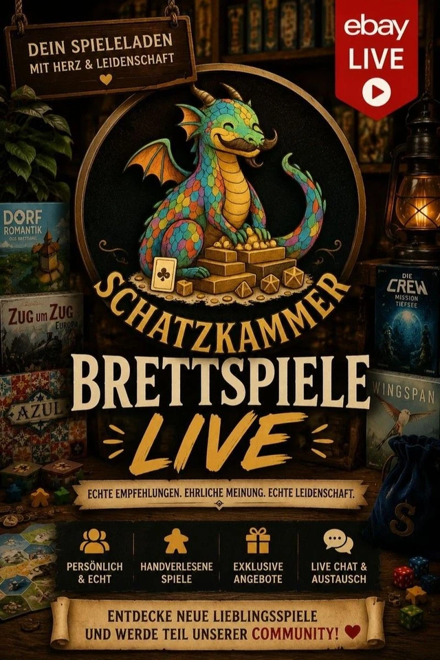 Schatzkammer Brettspiel-Live | Ehrliche Empfehlungen & Spielspaß