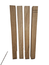 4x Eiche Kantel Leiste Bohle Brett Holz  gerissen epoxid Tischbein Schneidebrett