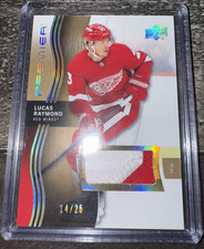 Upper Deck 2023-24 Premier Lucas Raymond #35 Patch /25 Red Wings