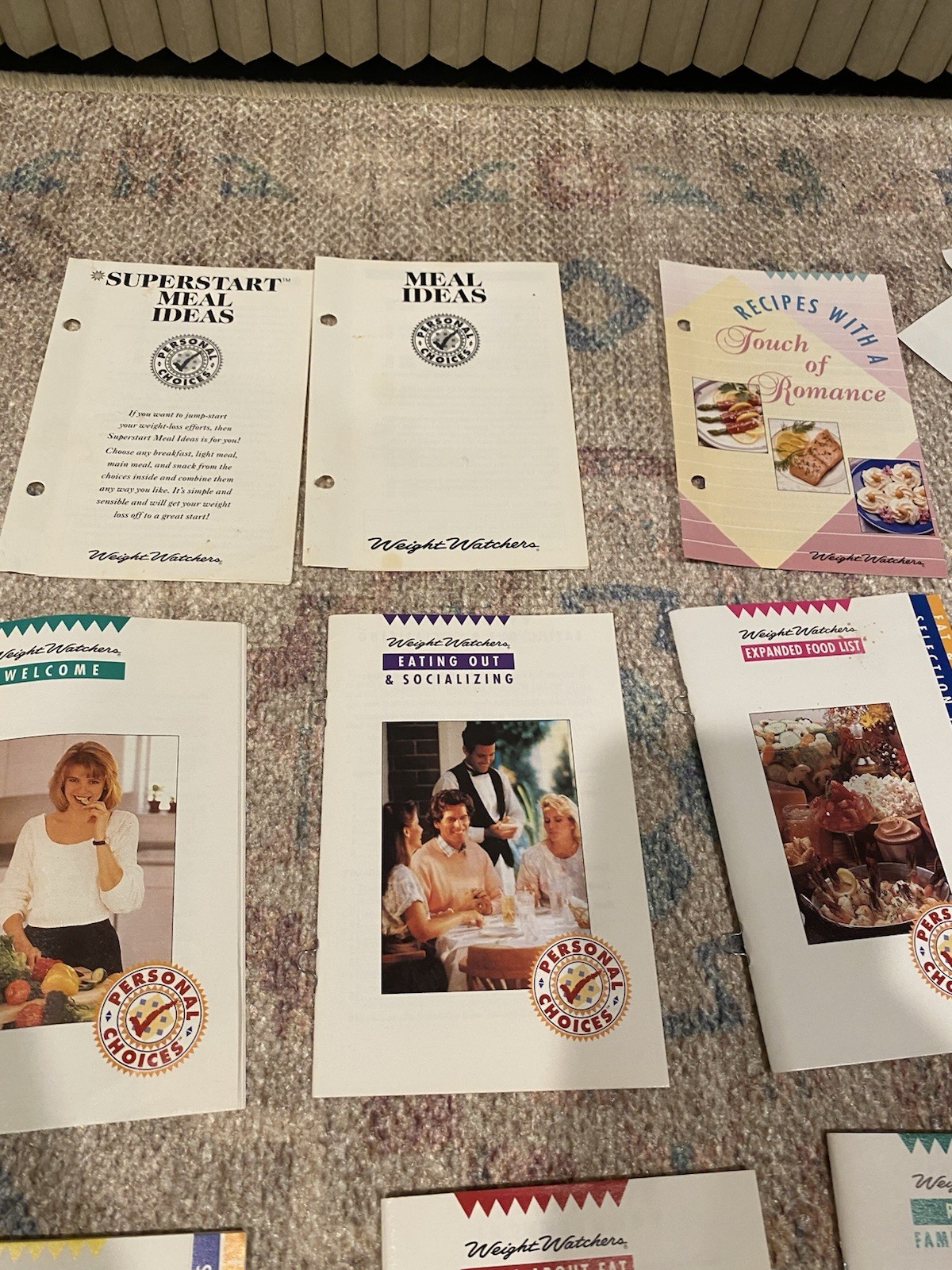 Vtg Weight Watchers Personal Choices Food Plan 13 Program Booklets ...