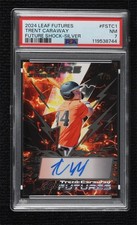 2024 Leaf Futures Future Shock Silver 6/25 Trent Caraway #FS-TC1 PSA 7 Auto 8d2