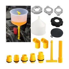 15X Car Coolant Funnel Kit Spill Proof Filling Funnel Kit Car Auto Fluid Oil Set