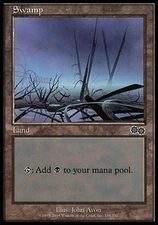 Basic Lands 10 MTG Swamp (339), Moderate Play, English Urza's Saga