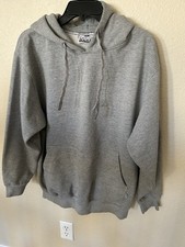 Pro Club Heavyweight Pullover Hoodie Heather Gray, Men  s Medium Excellent 