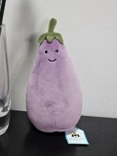 Genuine Jellycat I Am Vivacious Aubergine Plush Soft Toy BNWT See Description