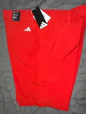 ADIDAS GOLF ULTIMATE 365 RED SHORTS SIZE 32 MEN NWT $70.00 LAST ONE - Image 1 of 4