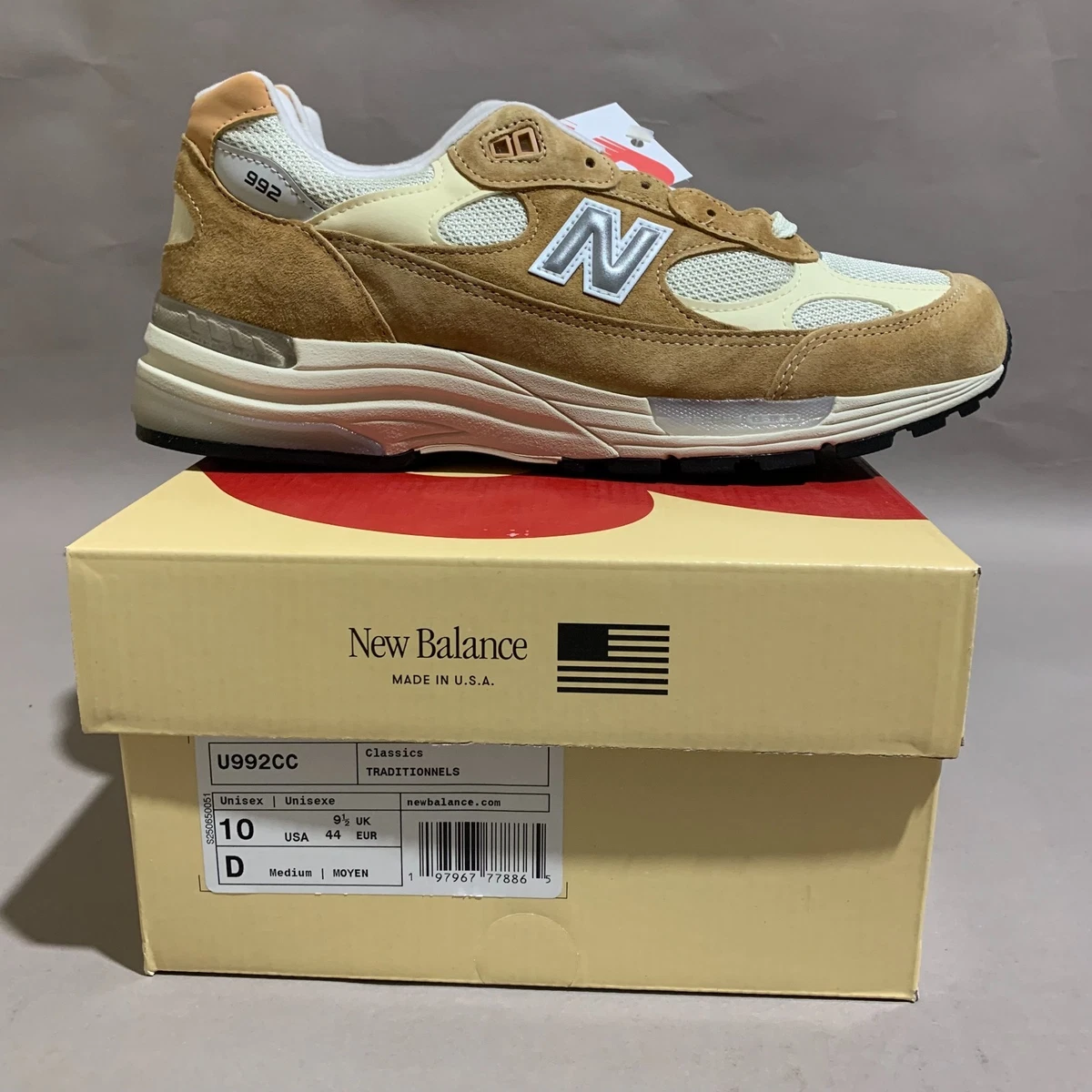 New Balance 992 Made in USA Sweet Caramel for Sale | Authenticity