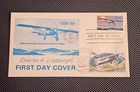 USA SC# 1710 LINDBERGH COMBO FDC WITH FRANCE ISSUE-1977 DUAL CANCEL