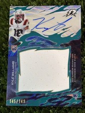 2025 Topps Resurgence Kyle Williams Rookie Relic Signatures Teal Surge /149