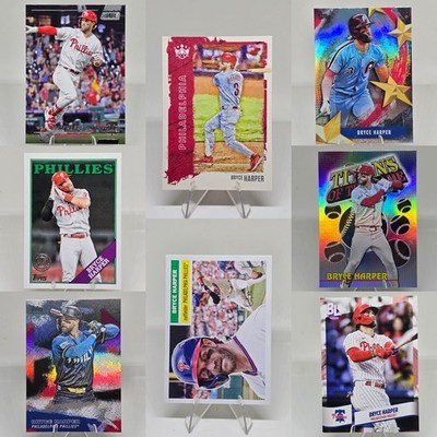 Bryce Harper 8 Card Lot 2025 Topps Phillies Inserts Parallels