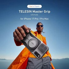 TELESIN iPhone 17 Pro Max Grip - New Magnetic 3200mAh Battery Kit US